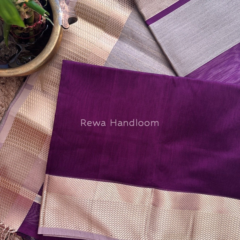  Resham Thread Border Saree