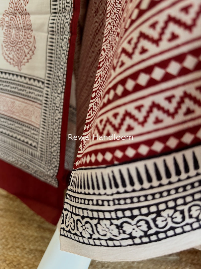 Bagh Print Cotton Suit 