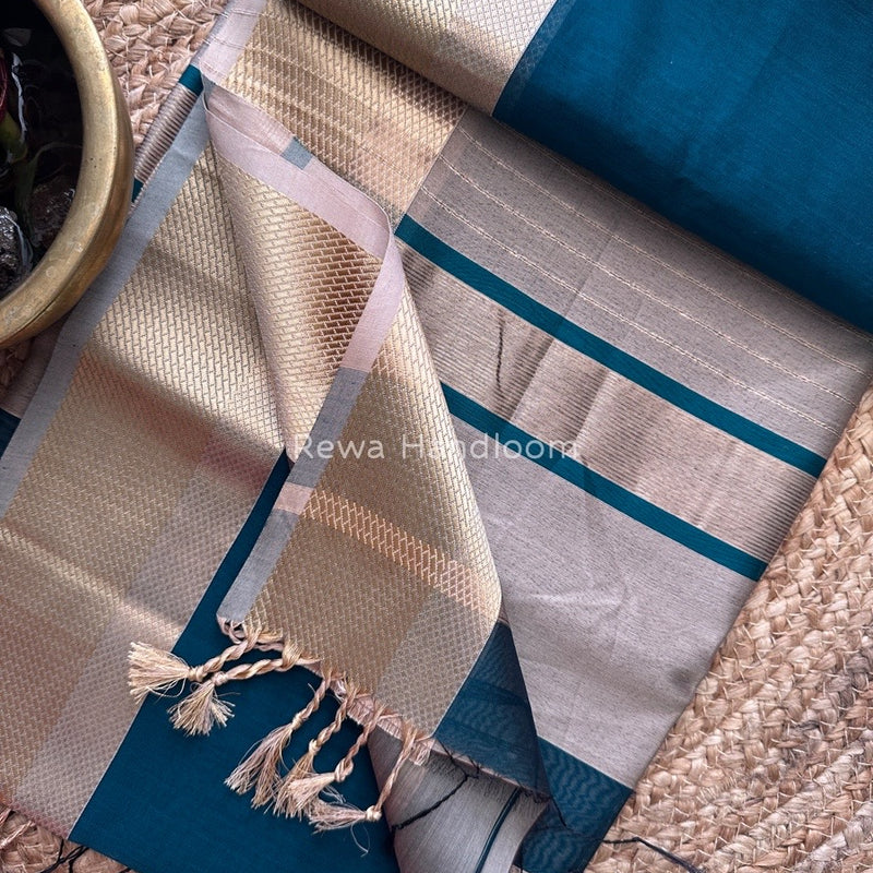 Maheshwari Resham Thread Border Saree