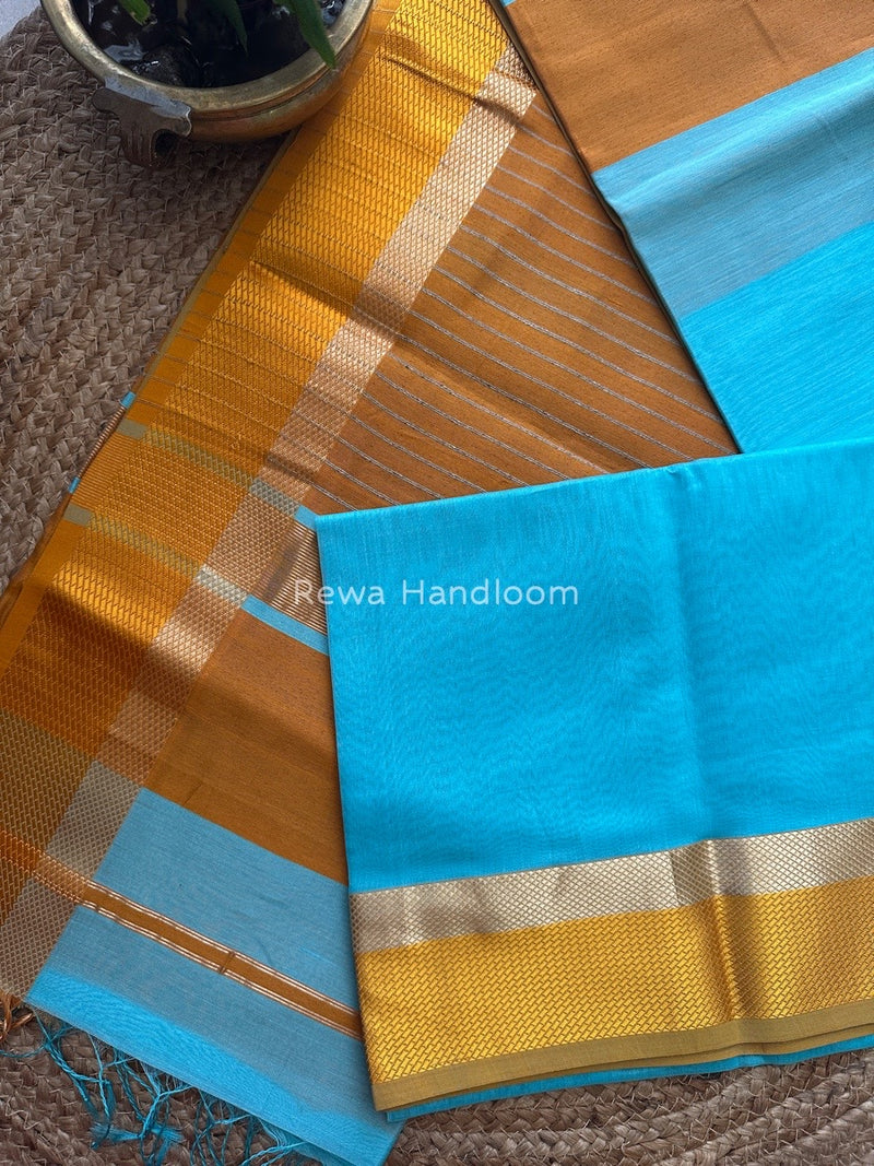  Resham Thread Border Saree