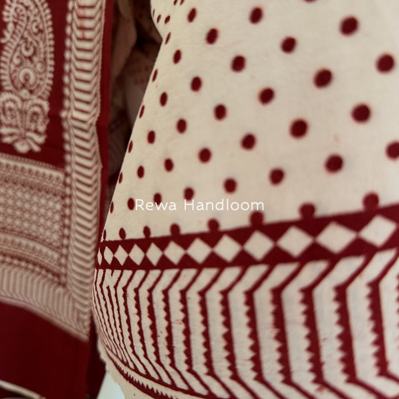 Bagh Print Cotton Suit 