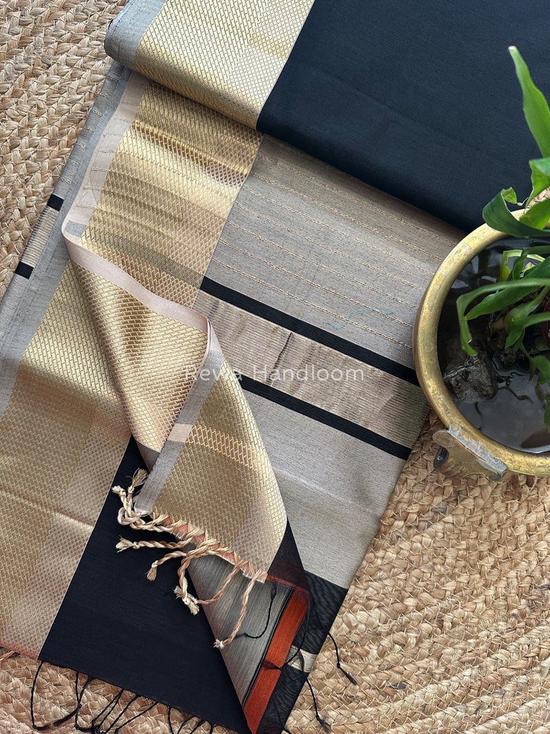 Maheshwari Resham Thread Border Saree