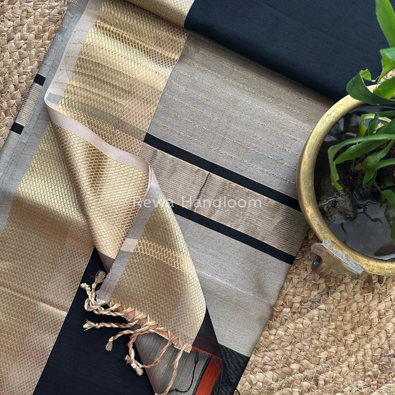 Maheshwari Resham Thread Border Saree