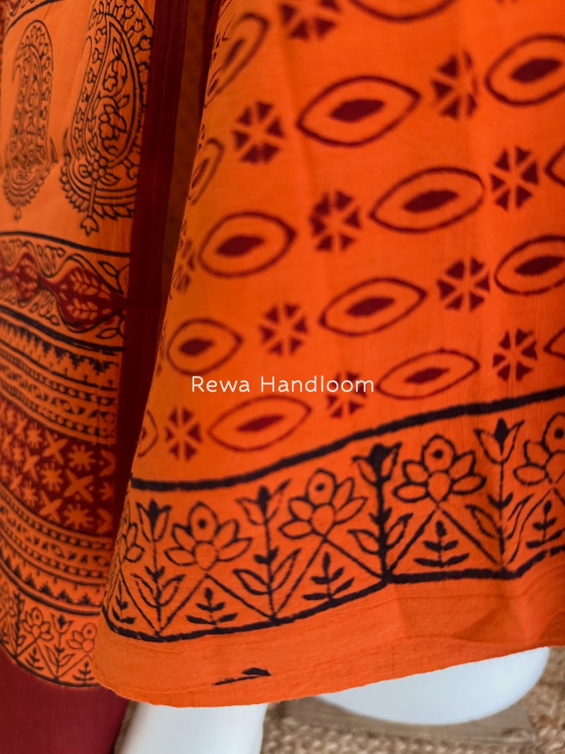 Bagh Print Cotton Suit 