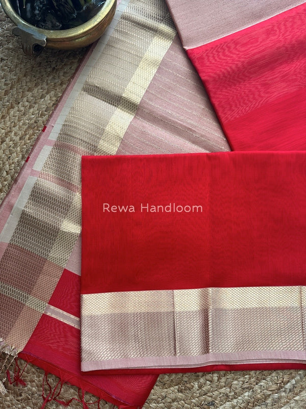  Resham Thread Border Saree