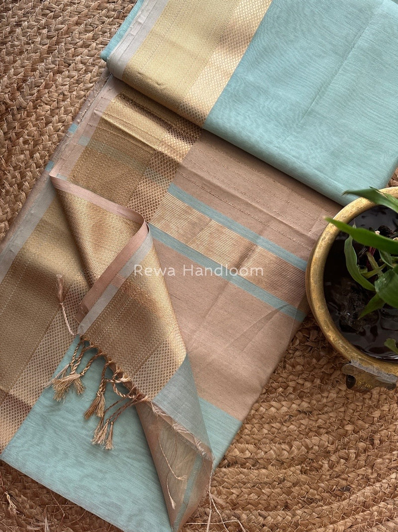 Maheshwari Resham Thread Border Saree