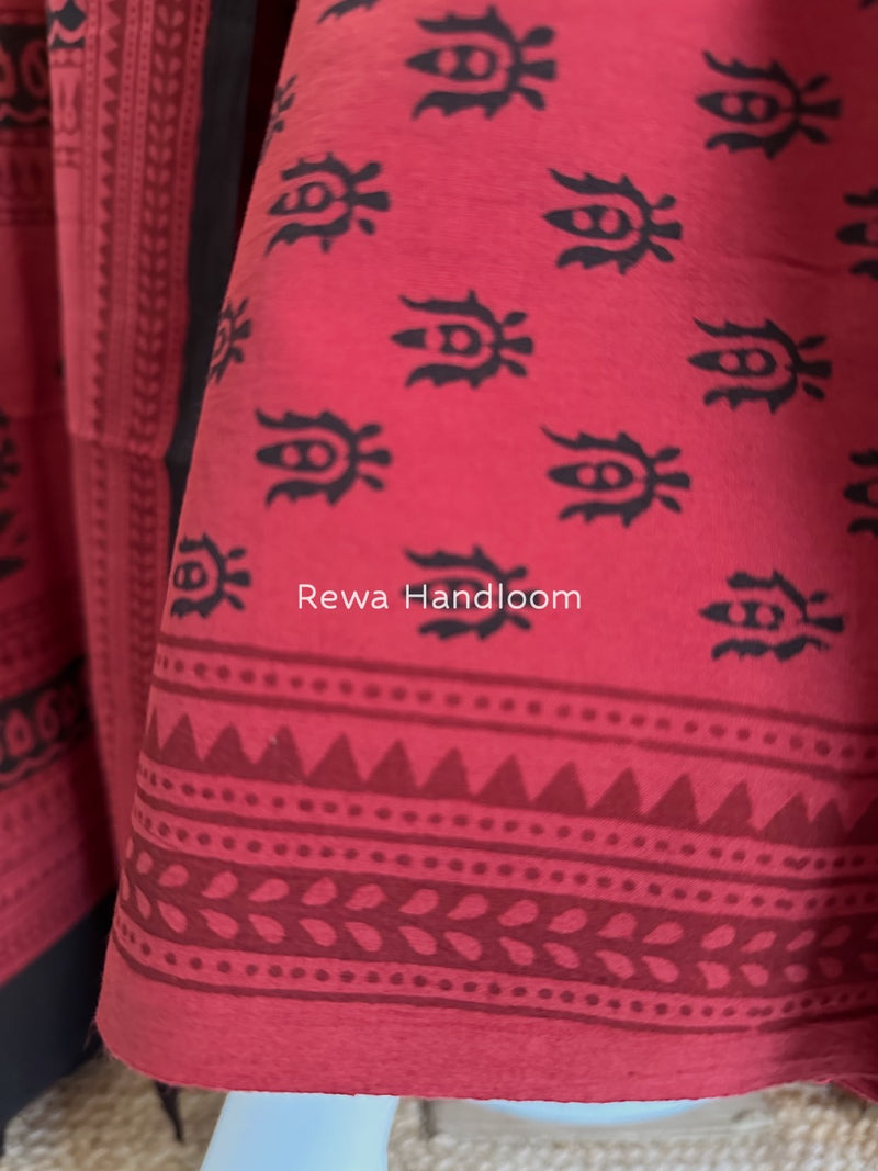 Bagh Print Cotton Suit 