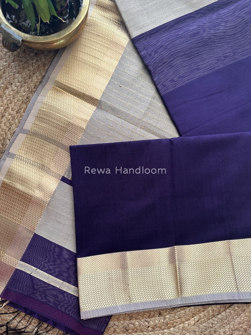  Resham Thread Border Saree