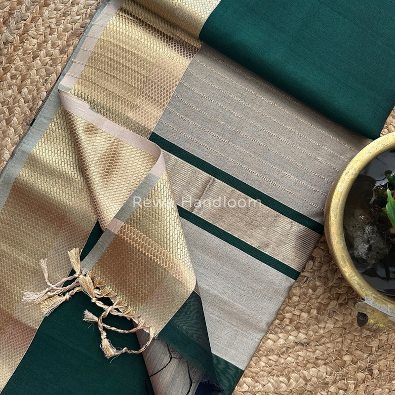 Maheshwari Resham Thread Border Saree