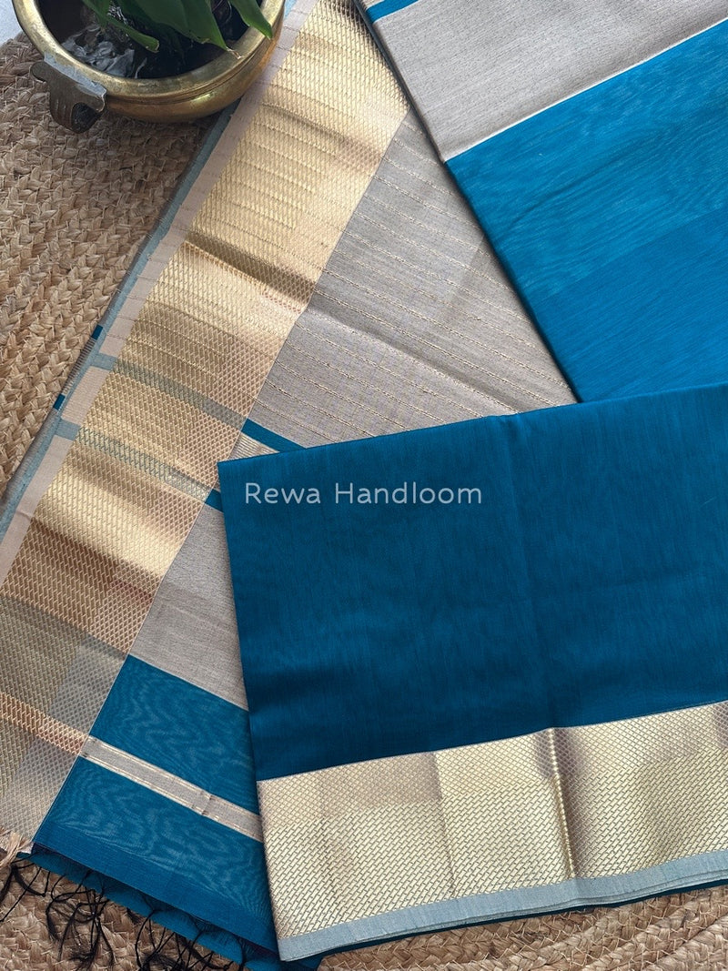  Resham Thread Border Saree