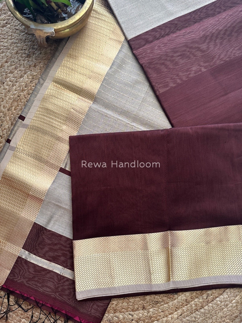  Resham Thread Border Saree