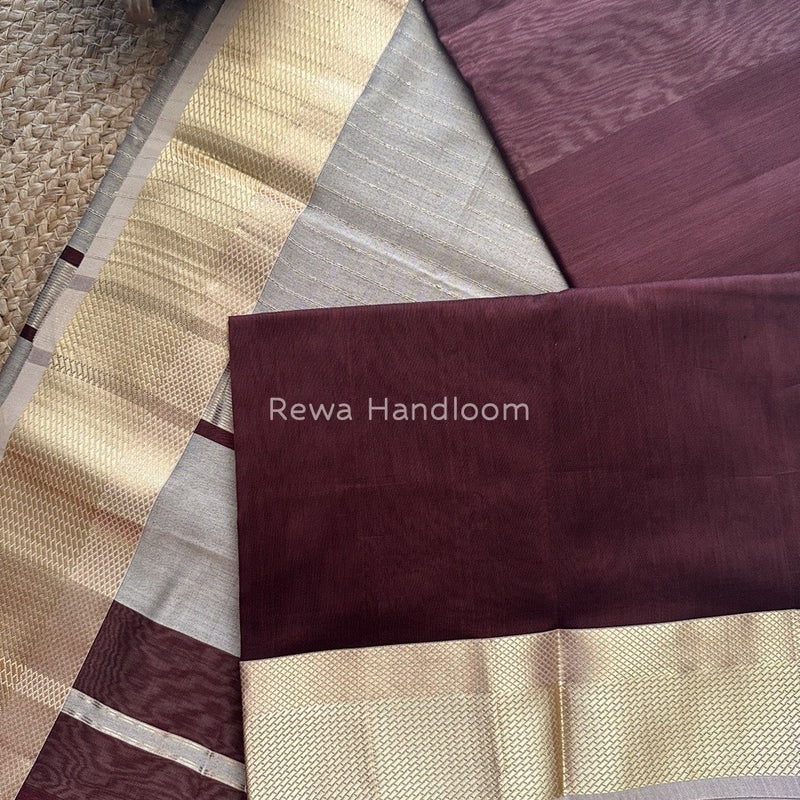  Resham Thread Border Saree
