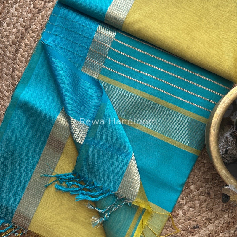Maheshwari Resham Thread Border Saree