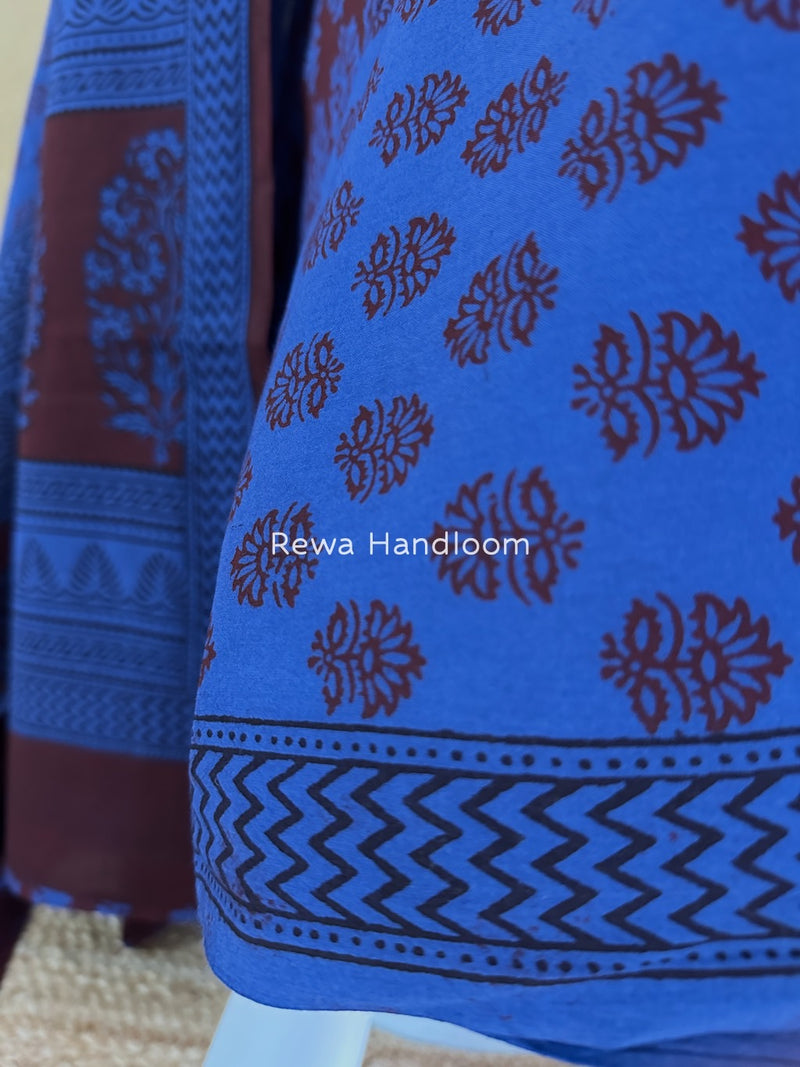 Bagh Print Cotton Suit 