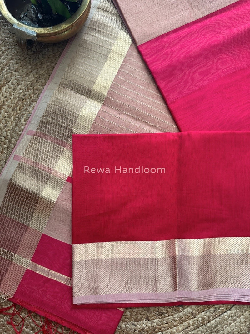  Resham Thread Border Saree