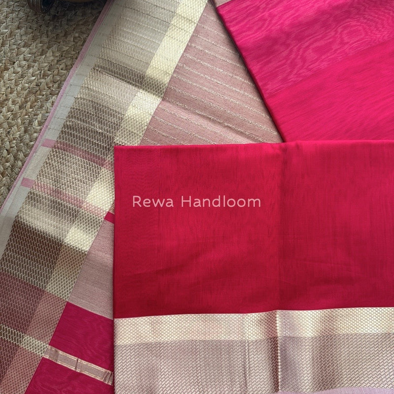  Resham Thread Border Saree