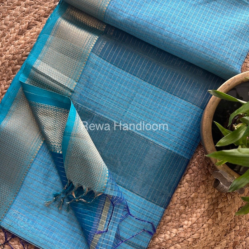 Maheshwari Zari Checks Saree