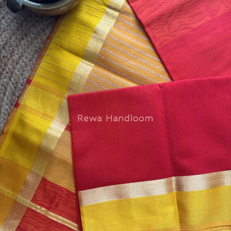  Resham Thread Border Saree