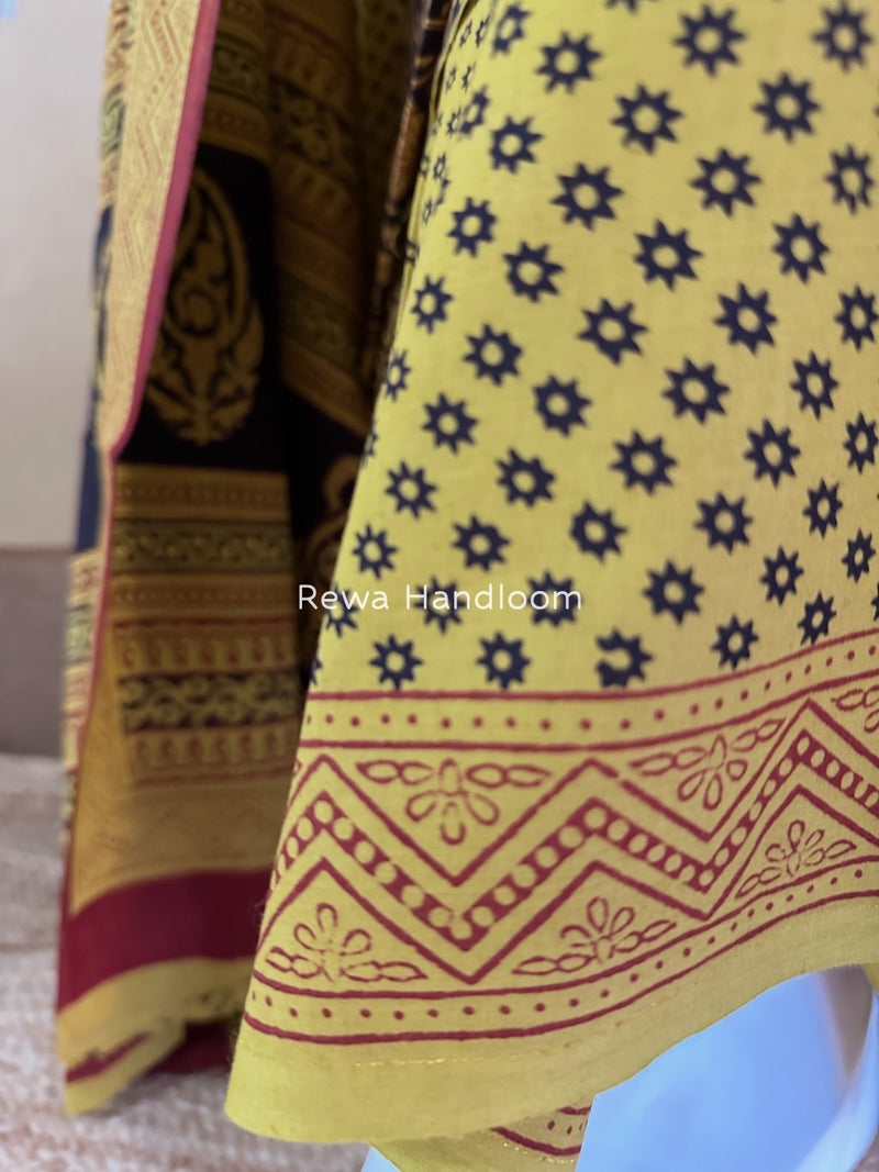 Bagh Print Cotton Suit 