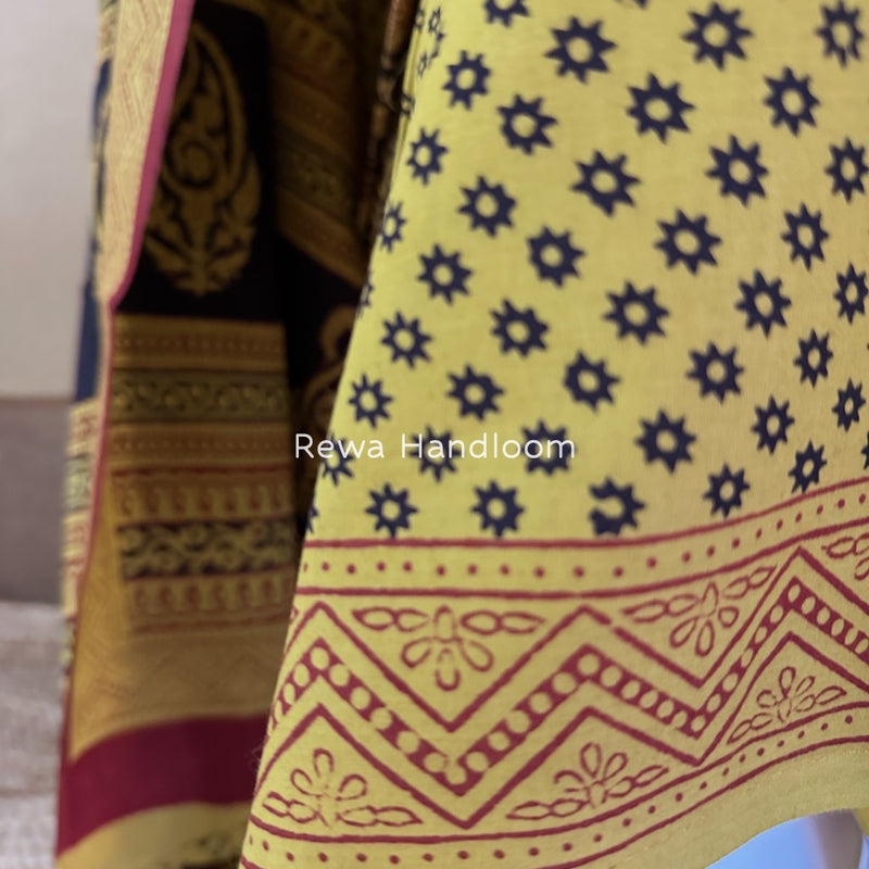 Bagh Print Cotton Suit 