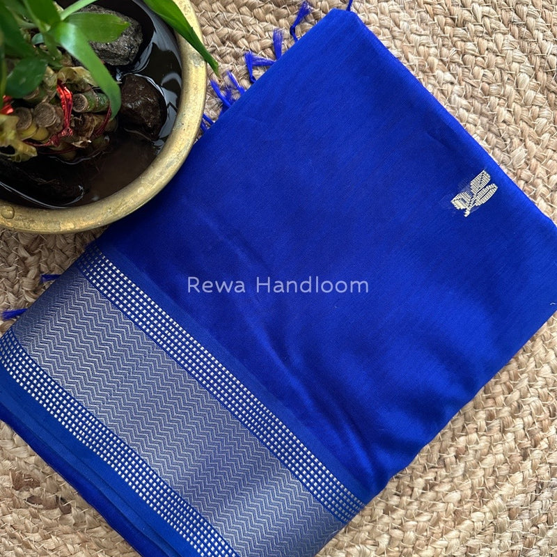 Maheshwari Blue Resham Thread Butti Saree RBS50