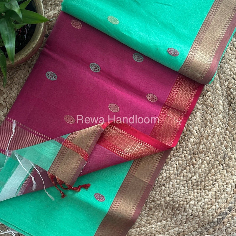 Maheshwari Zari Butti Saree 
