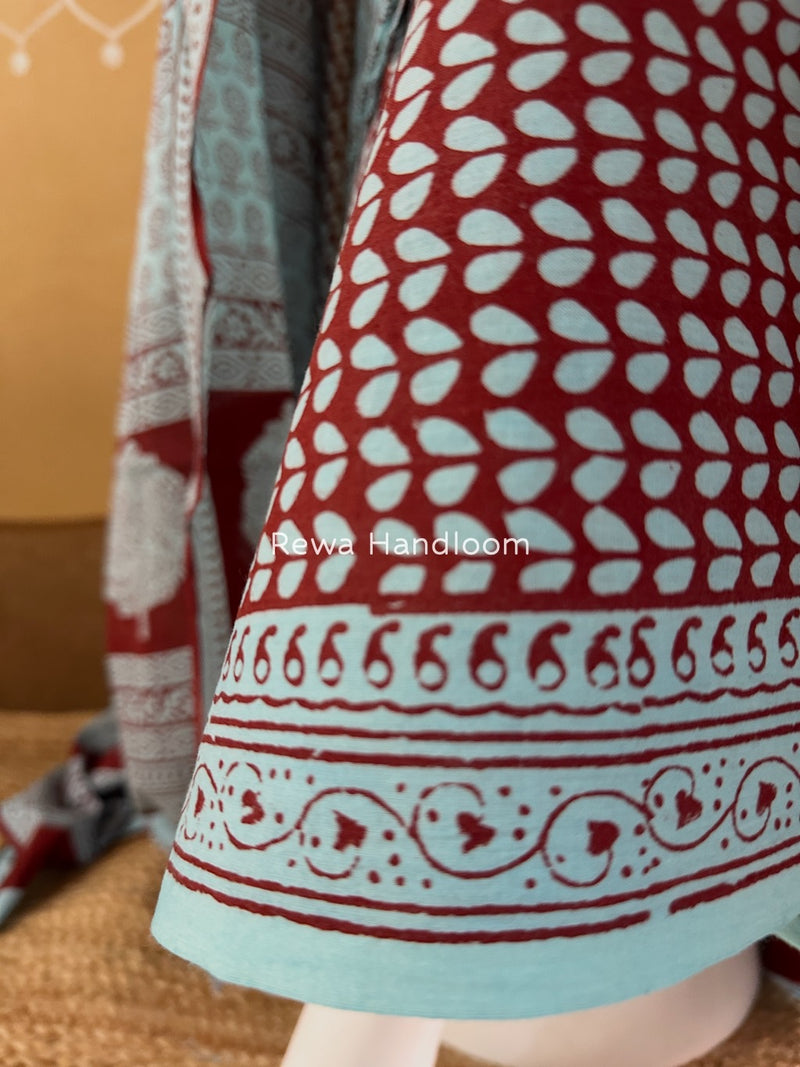 Bagh Print Cotton Suit 