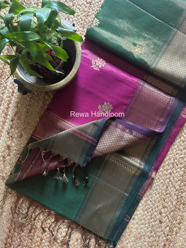 Maheshwari Tissue Silk Saree