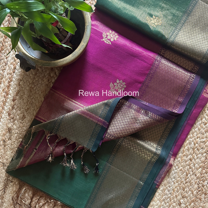 Maheshwari Tissue Silk Saree