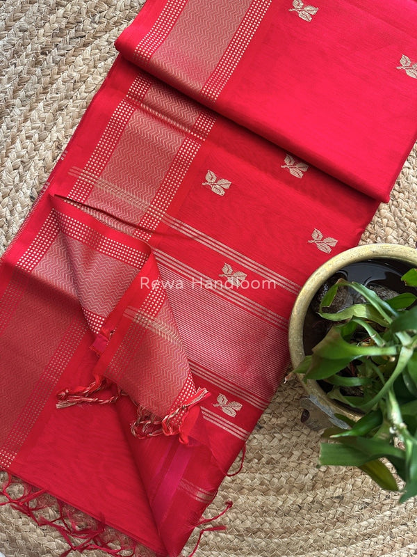 Maheshwari Resham Thread Butti Saree
