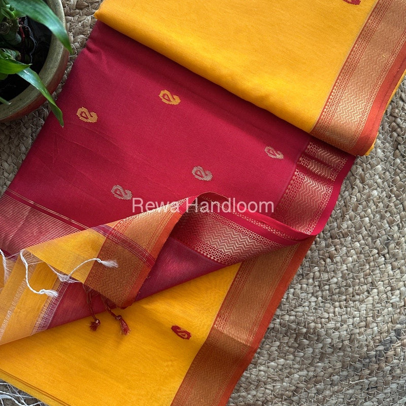 Maheshwari Zari Butti Saree 