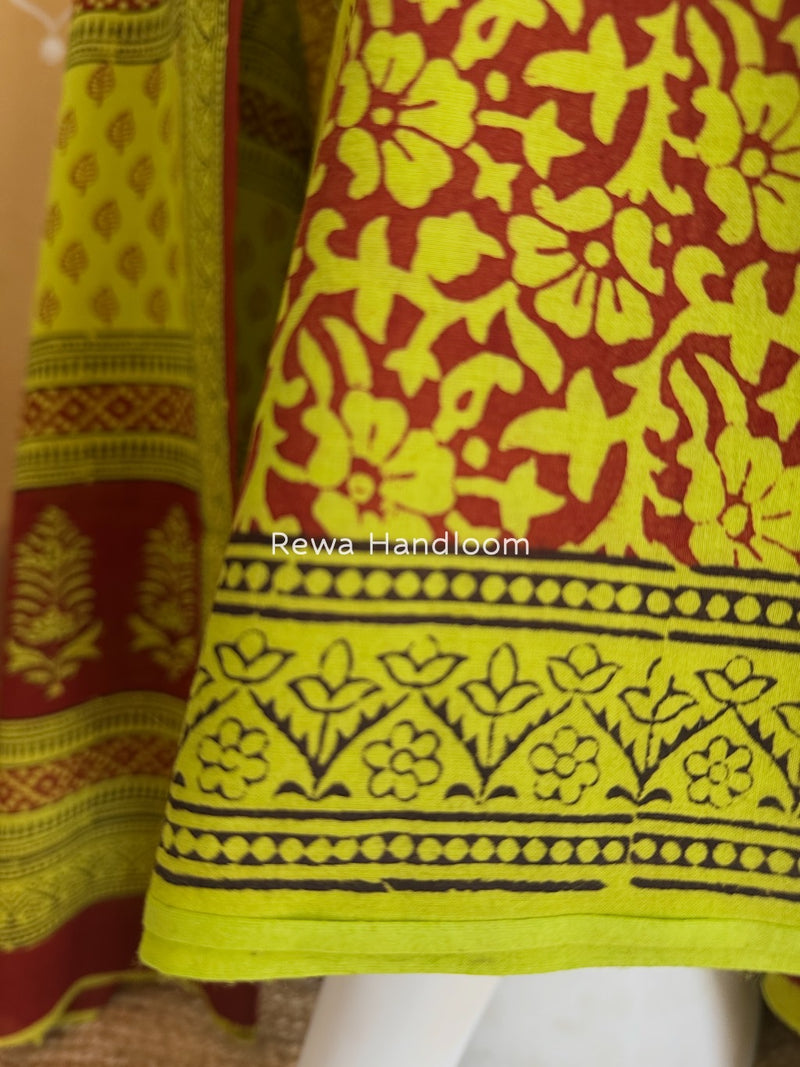  Bagh Print Cotton Suit