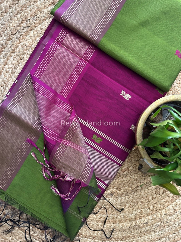 Maheshwari Resham Thread Butti Saree