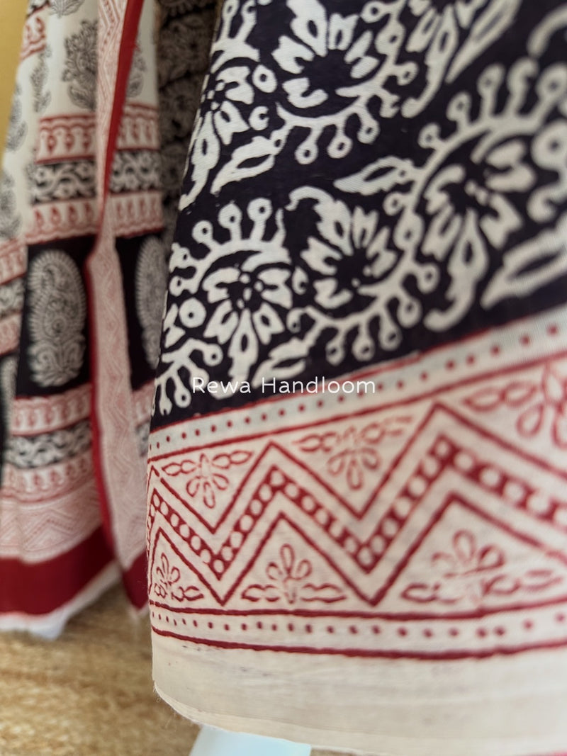  Bagh Print Cotton Suit