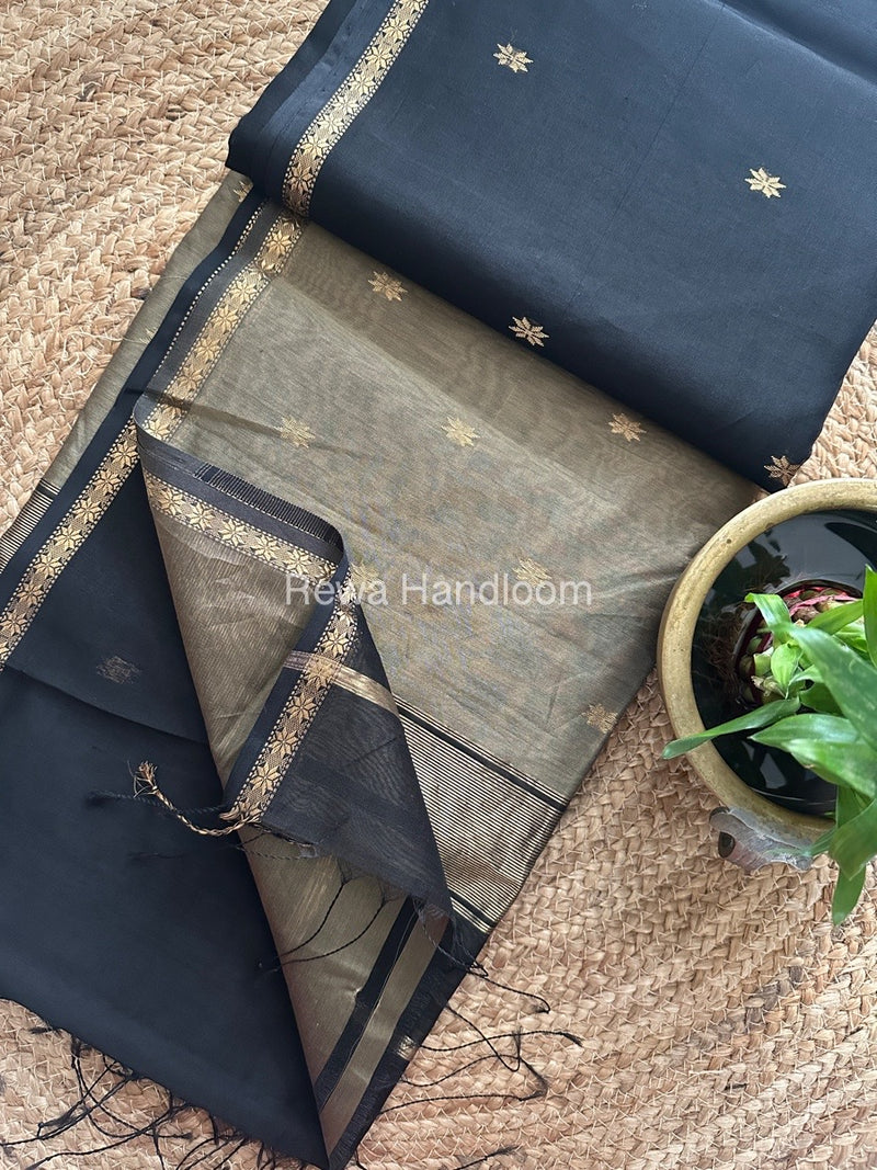 Zari Butti Maheshwari Saree