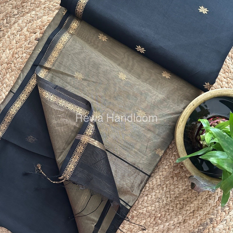 Zari Butti Maheshwari Saree