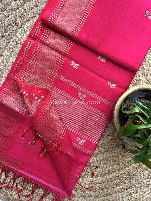 Maheshwari Resham Thread Butti Saree