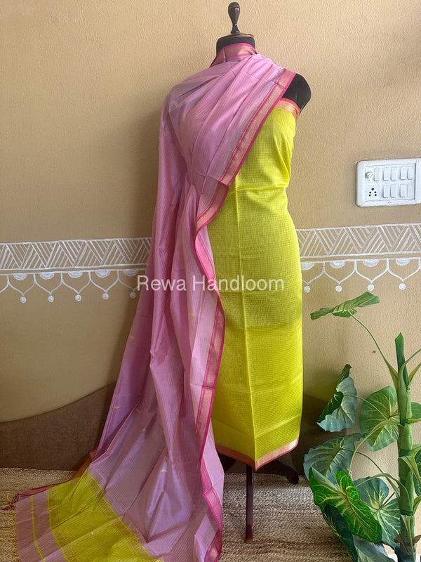 Maheshwari Motifs Top-Dupatta Set