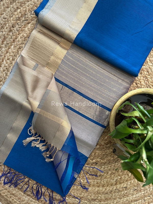 Maheshwari Resham Thread Border Saree