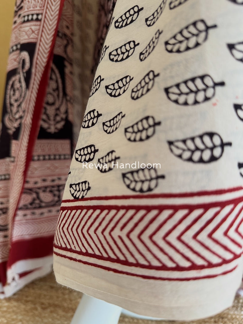 Bagh Print Cotton Suit 