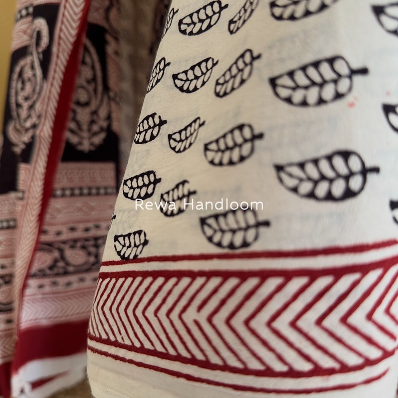Bagh Print Cotton Suit 