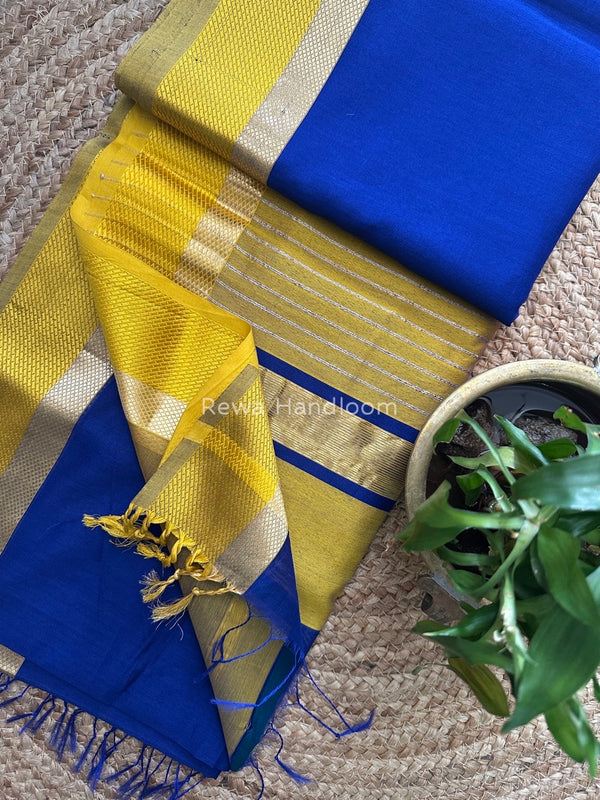 Maheshwari Resham Thread Border Saree