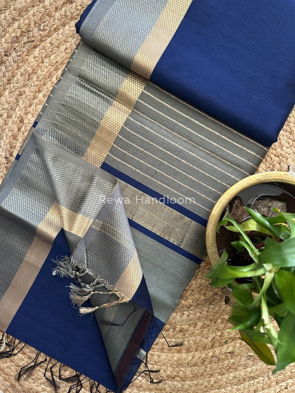 Maheshwari Resham Thread Border Saree