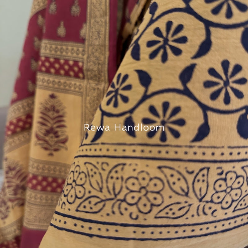  Bagh Print Cotton Suit