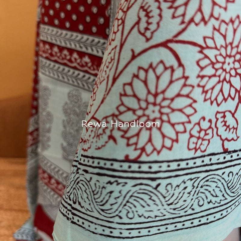  Bagh Print Cotton Suit