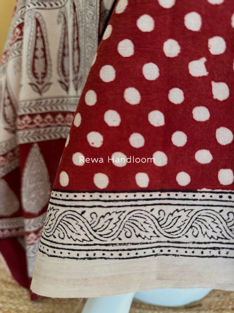 Bagh Print Cotton Suit