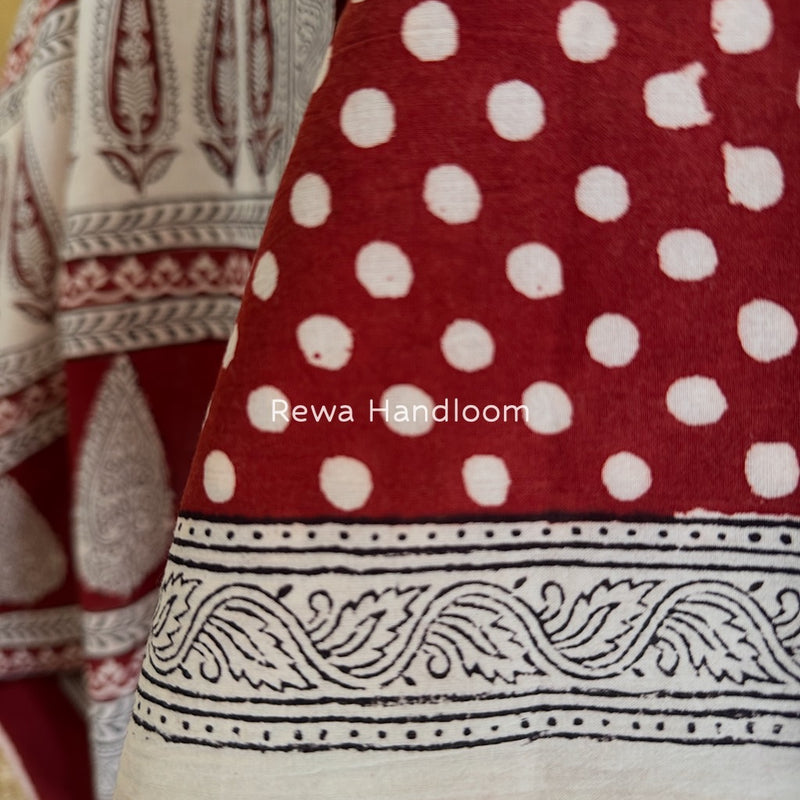  Bagh Print Cotton Suit