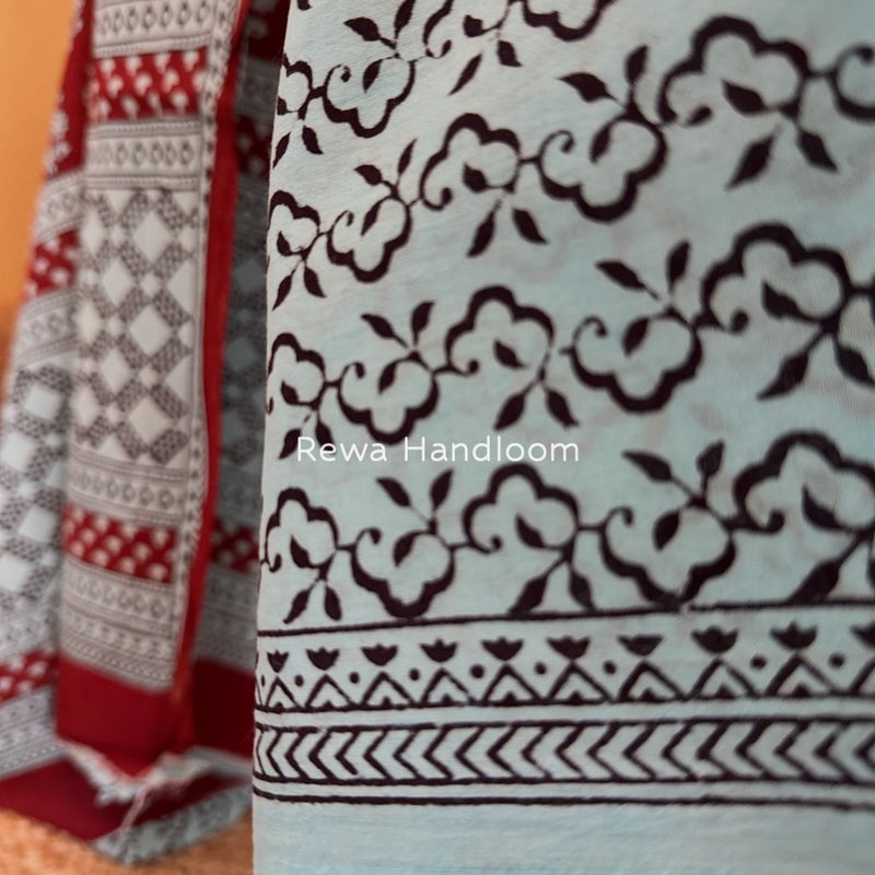  Bagh Print Cotton Suit