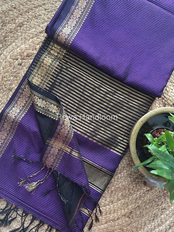 Maheshwari Garbha Reshami Silk Saree