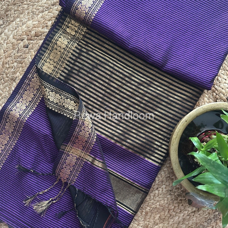 Maheshwari Garbha Reshami Silk Saree